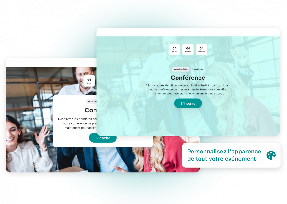 Create your own event page - Wisembly.