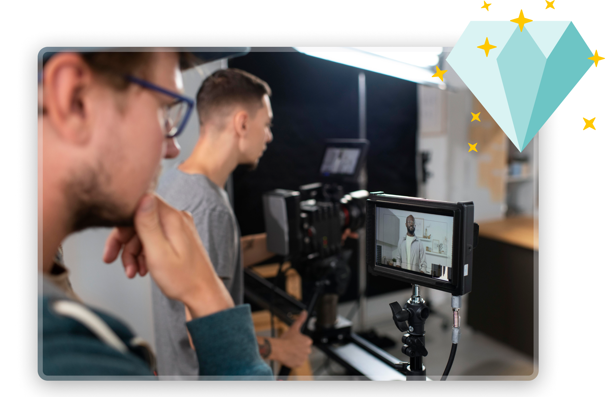 Equipe de captation vidéo
