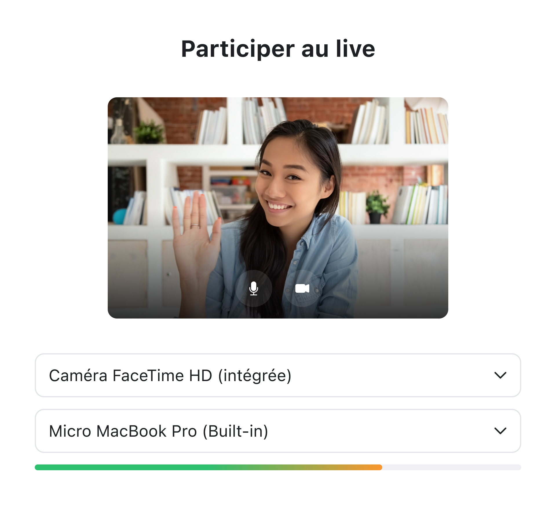 Activation Micro : Caméra