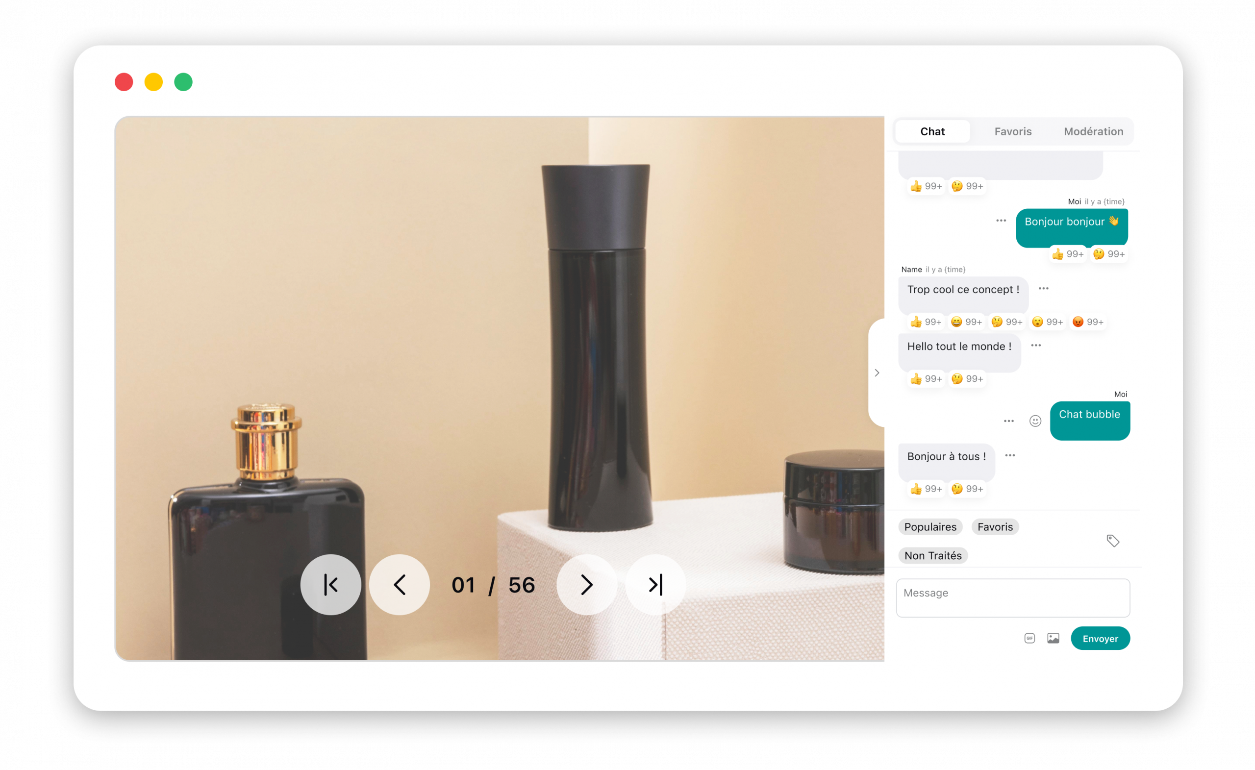 Slides / Présentation produit