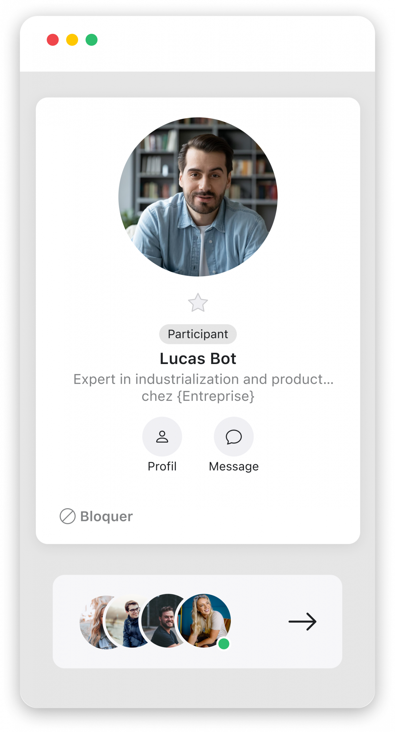 Interface de networking