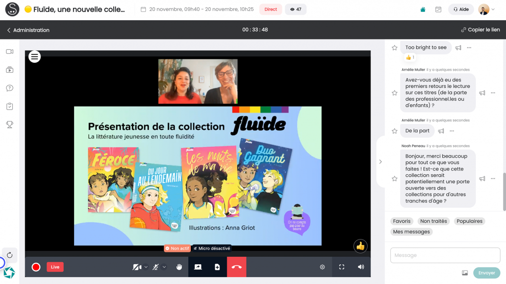 Webinar Salon du livre et de la presse jeunesse
